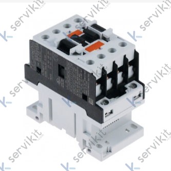 Contactor 230v 25a 3no-O/1no ac3 400v 4kw 9a 