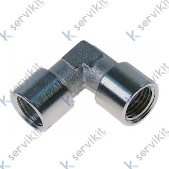 Racor codo 1-4x1-4 hembra-hembra (2 Uds)