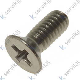 Tornillo M4x10mm DIN-965 Inox A304 (10 unds)