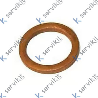 Arandela cobre 13.5x17.5x1.5mm