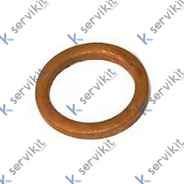 Arandela cobre 13.5x17.5x1.5mm