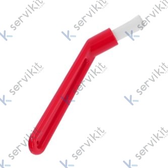 Cepillo de púas para cafetera de nylon para duchas color naranja
