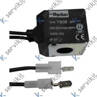 Bobina yb09 208-240v 60hz con cable ul