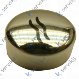 Botón Cromado Para Interruptor Agua