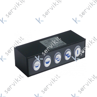 Botonera electrónica 230v azul con sonda Gicar para café