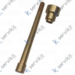 Eje Grifo VAPOR/AGUA ROSCA: M6x16mm L=95mm