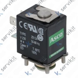 Bobina Electroválvula 4W 230V 50/60Hz Complet