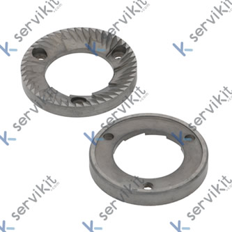 Fresa ø63,4x38.2x9 3 taladros derecha