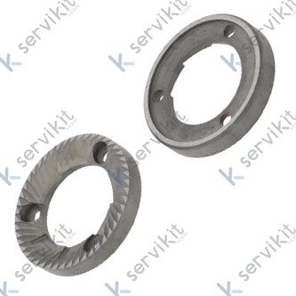 Fresas ø54x33x8mm 3 taladros izquierda