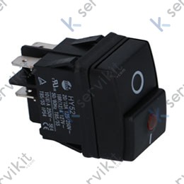Interruptor negro 30x22mm 230v epoca cafeteras