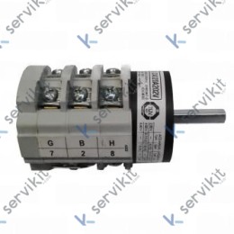 Interruptor 4 Posiciones 6 Contactos 690V 20A