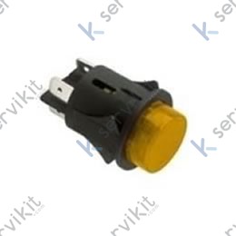 Interruptor ámbar Ø25mm 16A 230V grupo