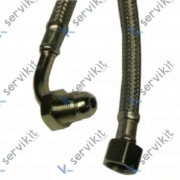 Manguera Flexible Inox 0.3m Acodada 3/8x3/8