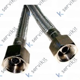 Manguera Flexible Inox 0.75m 3/8x3/8 H-H