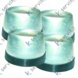 Pata Maquina Cafe Aluminio Suplemento 4 Unds