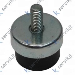 Pata Goma Molino Ø22mm M5