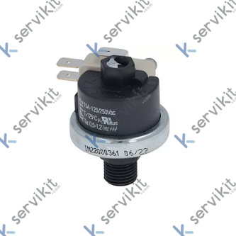 Presostato 16a 230v 1bar 1/4"m 85°c