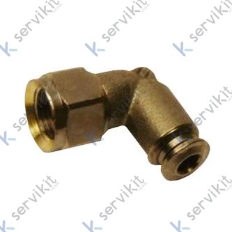 Racor codo orientable 1-8 hembra 4mm cafetera Expobar