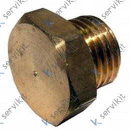Racor Tapon Desagüe Caldera Latón 1/4