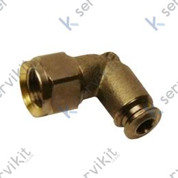 Racor codo orientable 1-8 hembra 4mm cafetera Expobar