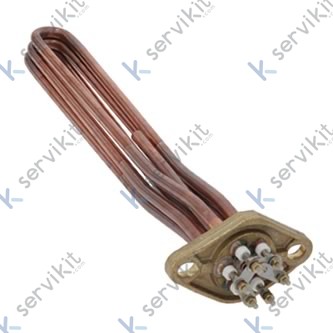 Resistencia cafetera 2 grupos 3400w 230/380V con vaina