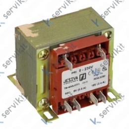 Transformador 230V 8V/0.6A 18V/2.4A 50/60Hz