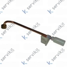 Tubo Cobre Descarga Electrovalvula 170mm 1/8