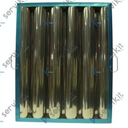 Filtro Campana Lamas 390x490x50mm AISI304