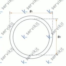 Manguera Desagüe Ø16x20mm Hidrotubo (1 METRO)