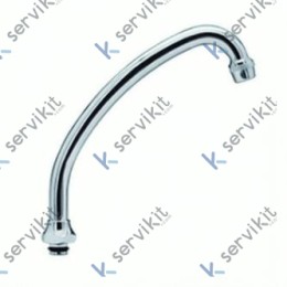 Caño En U Orientable 180mm Ø18mm