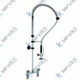 Grifo Ducha Sobremesa 2 Aguas Con 2 Soportes