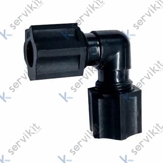 Racor codo 3/8x3/8